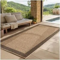 SIMPEX24 Outdoorteppich Boho Design, Läufer, Höhe: 5 mm, Outdoor Teppich Wetterfest Modern Wohnzimmer Küchen Terrasse Balkon
