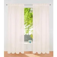 OTTO home Gardine Dolly (2 St), Multifunktionsband, transparent, gewebt, Polyester