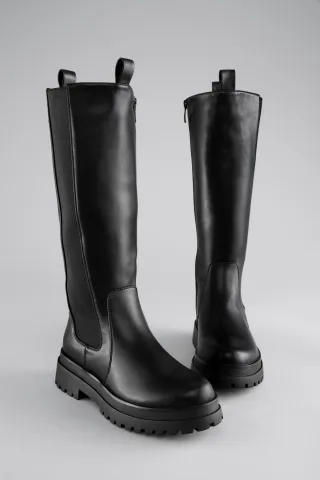 Aniston SHOES Stiefel mit Stretcheinsatz und Reißverschluss - NEUE KOLLEKTION