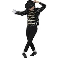 Kostüm Michael Jackson Jacke schwarz
