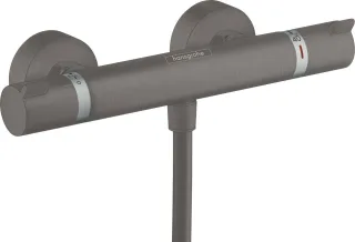 Hansgrohe Thermostat Ecostat Comfort Brausenmischer Aufputz DN15 Brushed Black, 13116340 13116340