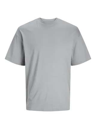 JACK&JONES - JJEURBAN EDGE TEE SS O-NECK NOOS Ultimate Grey - Gr. - XL
