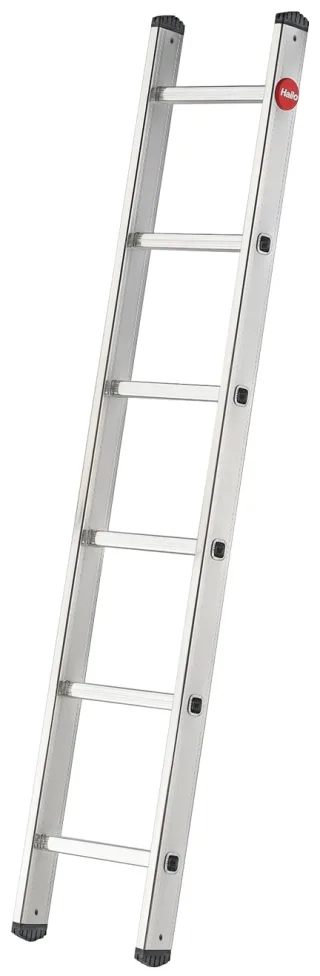 Hailo Anlegeleiter "S60 ProfiStep uno" 1 Stk. tlg. Aluminium-Anlegeleiter 6 Sprossen