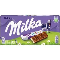 MILKA Schokolade, Milka Milkinis mit Milchcremefüllung 8er 87.5g