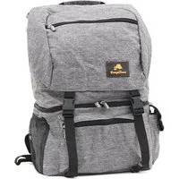 CampFeuer Freizeitrucksack 20 Liter Rucksack mit Kühlfach, grau, leicht und wasserdicht, Isoliert