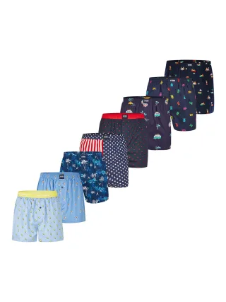 Happy Shorts Herren Boxer Motiv Mix Boxershorts, Unterhose, Boxerbriefs