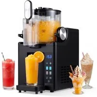 COSTWAY Slush-Eismaschine, 1.5 l, 220 W, mit LED Touch Steuerung & 4 Modi