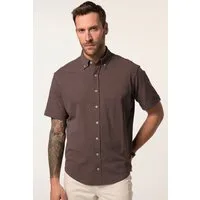 JP1880 Kurzarmhemd Piqué-Hemd Halbarm Buttondown-Kragen Modern Fit