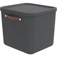 ROTHO Aufbewahrungsbox Aufbewahrungsbox mit Deckel 40 l MALOJA