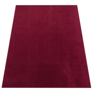 Paco Home Kurzflorteppich, Rot, Textil, Rechteckig, 200x280 cm, strapazierfähig, für Fußbodenheizung geeignet, Teppiche & Böden, Teppiche