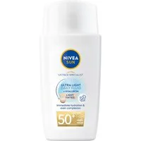 Nivea Sun Gesichtspflege UV Gesicht Experte Ultra Light Daily Fluid Heller Hauttyp LSF 50+, 1-tlg.