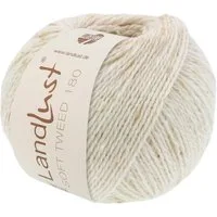 LANA GROSSA LANDLUST SOFT TWEED 180 Häkelwolle, 180 m (Klassisch verzwirntes Tweedgarn aus Schurwolle mit mehrfarbigen Noppen), 50 g