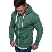 Amaci&Sons Kapuzenpullover TALLAHASSEE Herren Zipper Hoodie Herren Basic Kontrast Sweatjacke Pullover Hoodie Sweatshirt