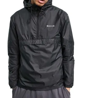 Nicce Cora Herren Schwarze Kagoule-Jacke