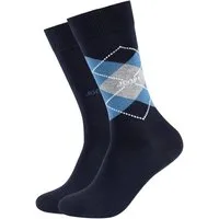 JOOP! Socken premium essentials (2 Paar) Premium Qualität, verstärkte Ferse, verstärkte Zehen, Argyle Design