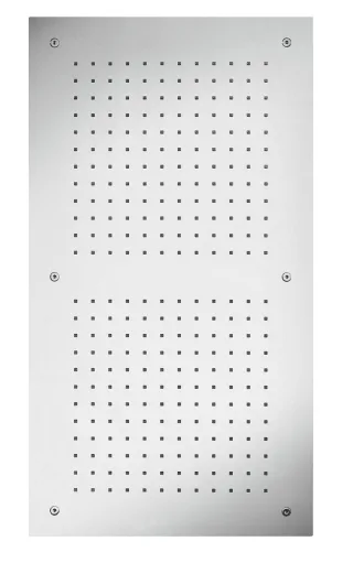 Herzbach LED-Deckeneinbaubrause 700mm x 380mm , Doppel Regenbrause poliert , 11.600395.3.01 11.600395.3.01