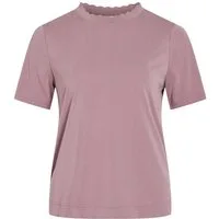 Vila T-Shirt Klassisches Kurzarm-Design mit Rundhalsausschnitt VIMADALIA O-NECK S/S TOP