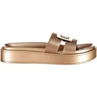 Laura Biagiotti Zehentrenner Elegante Damen Sandalen in Bronze – Ein