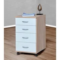 VOGL Möbelfabrik Rollcontainer Barrie, Bürocontainer, (1 St), verschiedene Ausführungen, mit Schubladen, Höhe 67 cm, Made in Germany