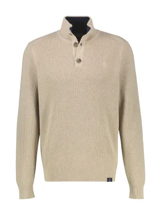 LERROS - TROYER BUENDCHEN GRAVEL BEIGE MELANGE - Gr. - XXXL