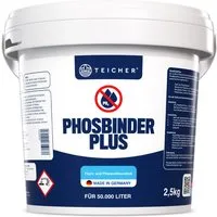 Teicher Algenschutz Phosphatbinder – Reduziert Phosphat & beugt Algenbildung vor, für dauerhaft klares Teichwasser