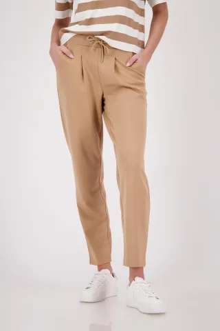 monari - Sweathose mit Bindeband biscotti - Gr. - 36