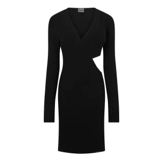Hugo - "Skelletty" Minikleid für Damen, Langärmlig (Schwarz)