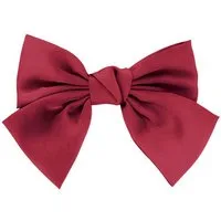 axy Haarspange Schleife-Haarspange mit XL großer Schleife aus Satin, femininer Style Damen Vintage Haarspange Haarklammer