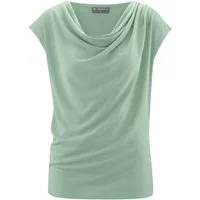 HempAge Wasserfallshirt Wasserfallausschnitt Top Hanf/Biobaumwolle Normal Fit