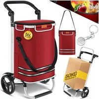 KESSER Einkaufstrolley, klappbar mit 56L Kapazität und belastbar bis 50 kg