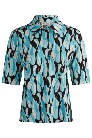 Barbara Lebek - T-Shirts turquoise/black - Gr. - 46