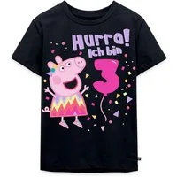 Spreadshirt T-Shirt Peppa Wutz Hurra Ich Bin 3 Jahre Kinder Premium T-Shirt (1-tlg)