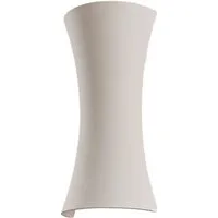 Lindby Wandleuchte Edon, Gips Weiß IP20, 2 x 8 W