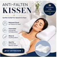 RelaxSleep Gesundheitskissen Anti-Falten Kissen Beauty Schlafkissen gegen Schlaffalten Gesicht