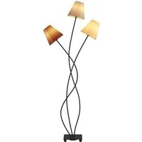 Lindby Stehlampe Melis, Creme IP20, 3 x 40 W