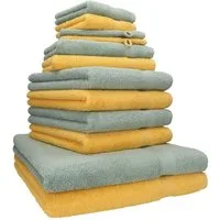 Betz Handtücher Premium Handtuch-Set 12-tlg., 100% Baumwolle (Set, 12-St), Duschtücher,Handtücher, Gästetücher, Seiftücher,Waschhandschuhe