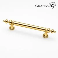 Gradivo Möbelgriff Schrankgriff Bügelgriff 631 - Gold, 96 mm