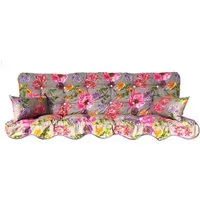 Kühnemuth Auflagekissen Auflagen Set Hollywoodschaukel Sitzkissen 150x50 cm Design 923150