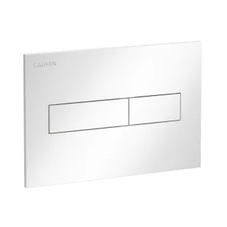 Laufen Betätigungsplatte HORIZON INEO mit Zweimengenbetätigung weiß, H9001110000001 H9001110000001