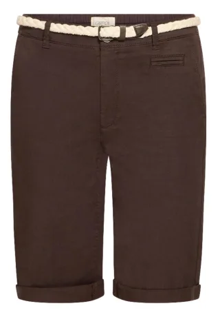 CARTOON - Bermuda-Shorts mit Gürtel braun - Gr. - 36