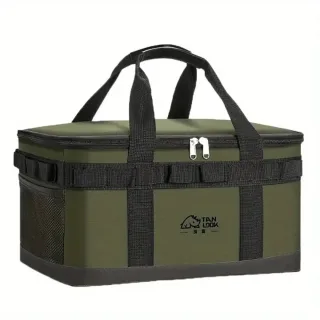 IPRee Camping Storage Bag Tableware Storage Bag Camping Cooking Utensil Organizer Cookware Utensils Kit Bag for Camping