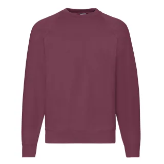 Fruit of the Loom - "Classic" Sweatshirt für Herren Raglanärmel (Burgunderrot)