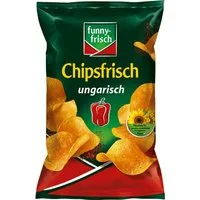funny-frisch Knabberei, funny frisch Chipsfrisch ungarisch mit rauchigem Paprikageschmack 40g