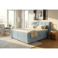 ED EXCITING DESIGN Boxbett "Granada" inkl. Bettkasten und Topper, erhältlich in den Größen 120x200cm, 160x200cm & 180x200cm