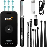 pulox Elektrischer Ohrenreiniger Pulox - Ohrreiniger Ohrenschmalzentferner EC-95 + Smartphone App