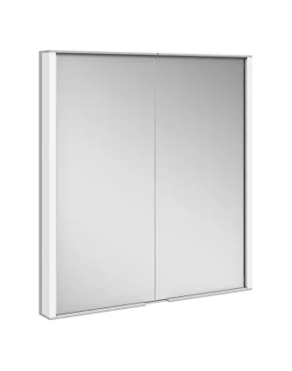 KEUCO Royal Match Spiegelschrank Wandhalbeinbau mit LED-Beleuchtung B:65cm H:70cm T:14,9cm 12811171301