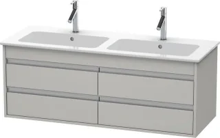 Duravit Ketho Waschtischunterbau wandhängend Betongrau Matt 1270x475x480 mm - KT643300707 KT643300707