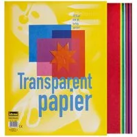 Idena Transparentpapier Idena Transparentpap. A4 10 Blatt farbig sortiert
