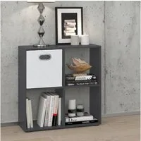 Vicco Raumteiler Tetra, Grau, 72 x 72.6 cm, 1-tlg.
