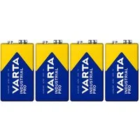 VARTA 9V-Alkalibatterie Industrial Pro Batterie, (4 St), R9V R-9 6LR61